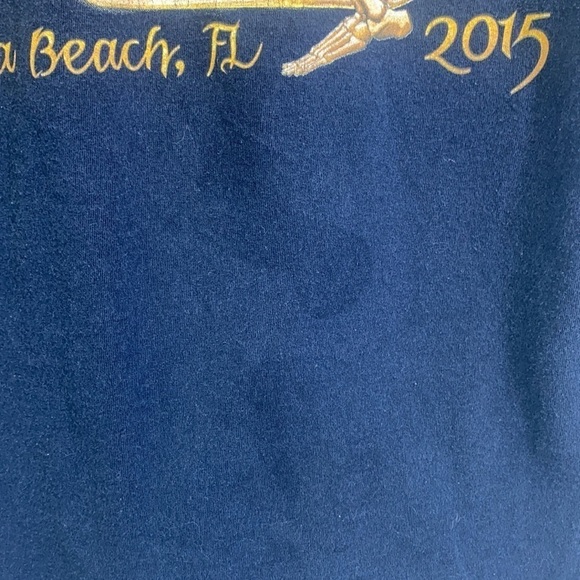 Jerzees - Vintage Daytona Beach Bike Week 2015 Black Skull Shirt Size Large - Picture 12 of 12